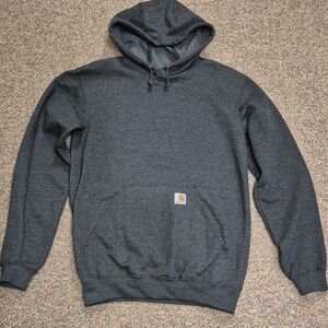 Carhartt Men's Midweight Original Fit Pullover Gray Hoodie K121 Size Small